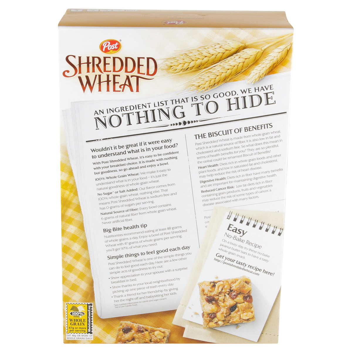 slide 3 of 6, Post Shredded Wheat Original, 