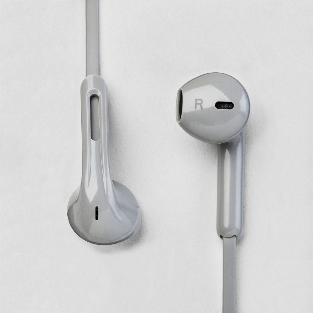 slide 2 of 3, Heyday Wired In-Ear TPE Flat Cable Earbuds - Wild Dove, 1 ct