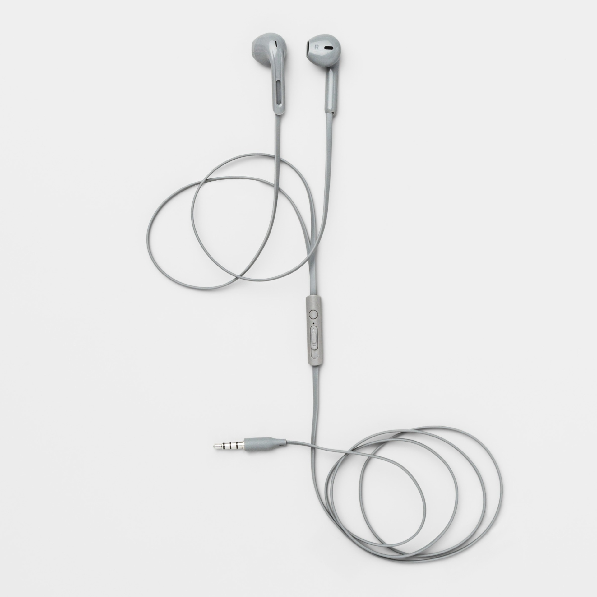 slide 1 of 3, Heyday Wired In-Ear TPE Flat Cable Earbuds - Wild Dove, 1 ct