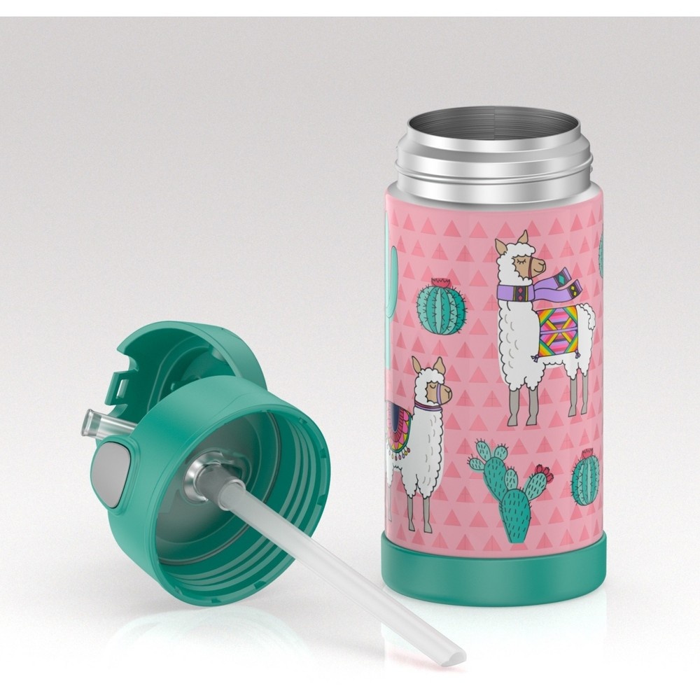 slide 10 of 10, Thermos Lunch Duffel with Water Bottle - Llamas, 1 ct