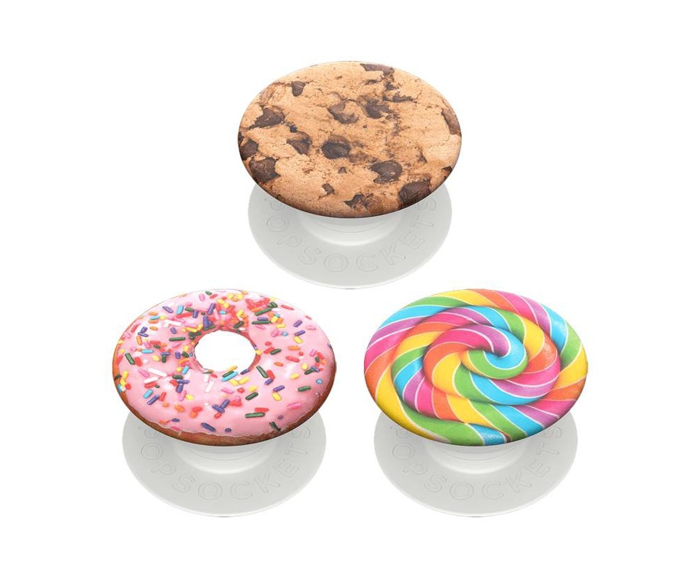 slide 2 of 5, PopSockets PopMini Cell Phone Grip & Stand - Sweet Tooth, 1 ct