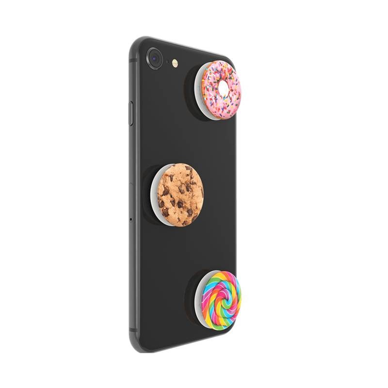 slide 1 of 5, PopSockets PopMini Cell Phone Grip & Stand - Sweet Tooth, 1 ct