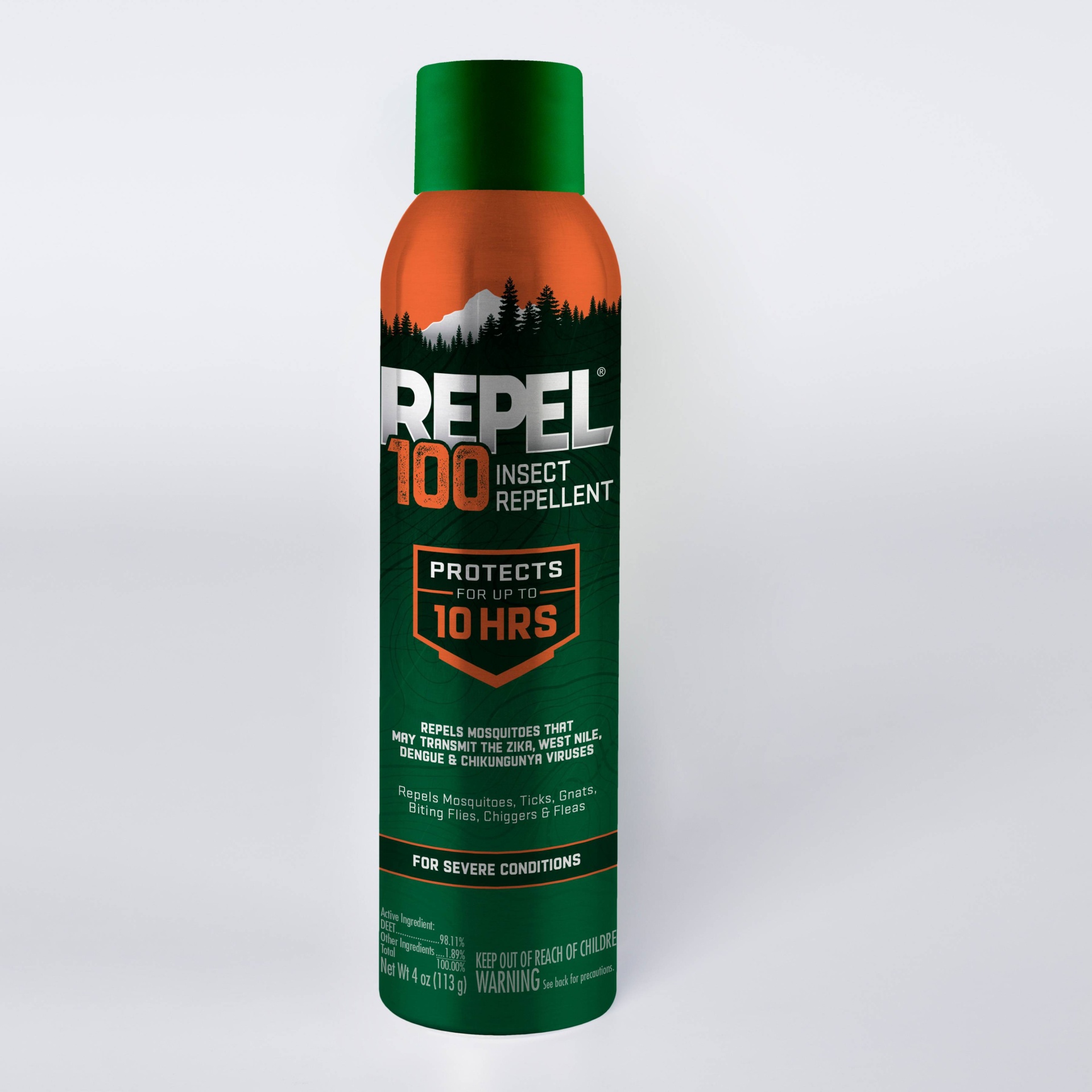 slide 1 of 4, Repel 100 Aerosol Insect Repellent, 1 ct