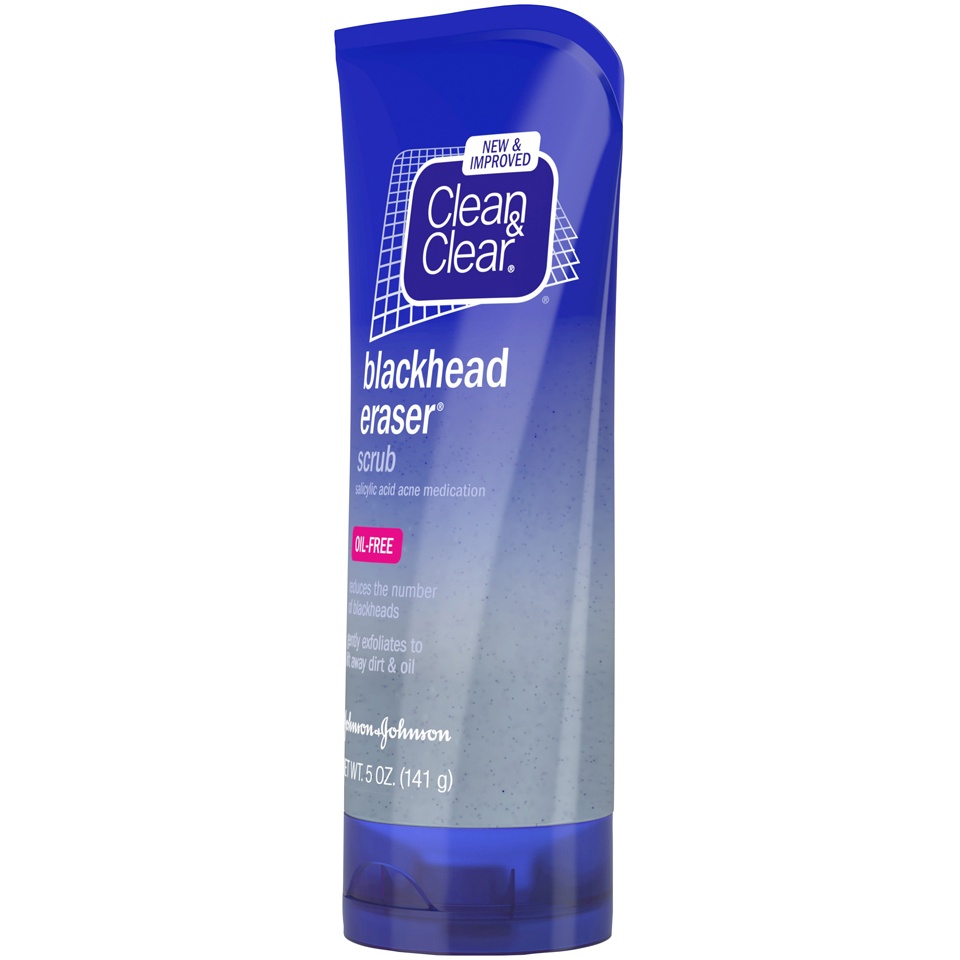 slide 3 of 6, Clean & Clear Blackhead Eraser Facial Scrub, 5 oz