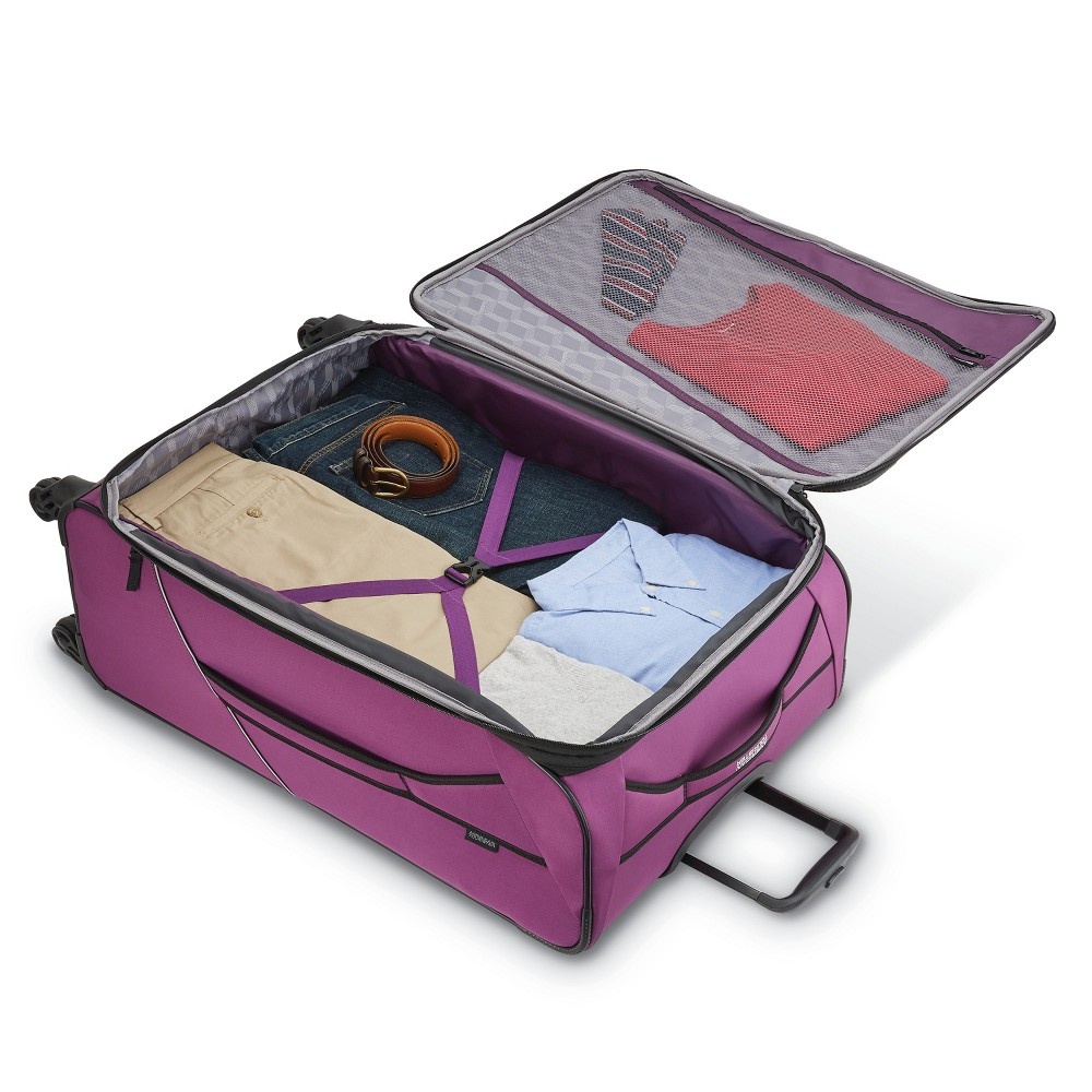 slide 9 of 9, American Tourister Superset Suitcase - Grape Juice, 28 in