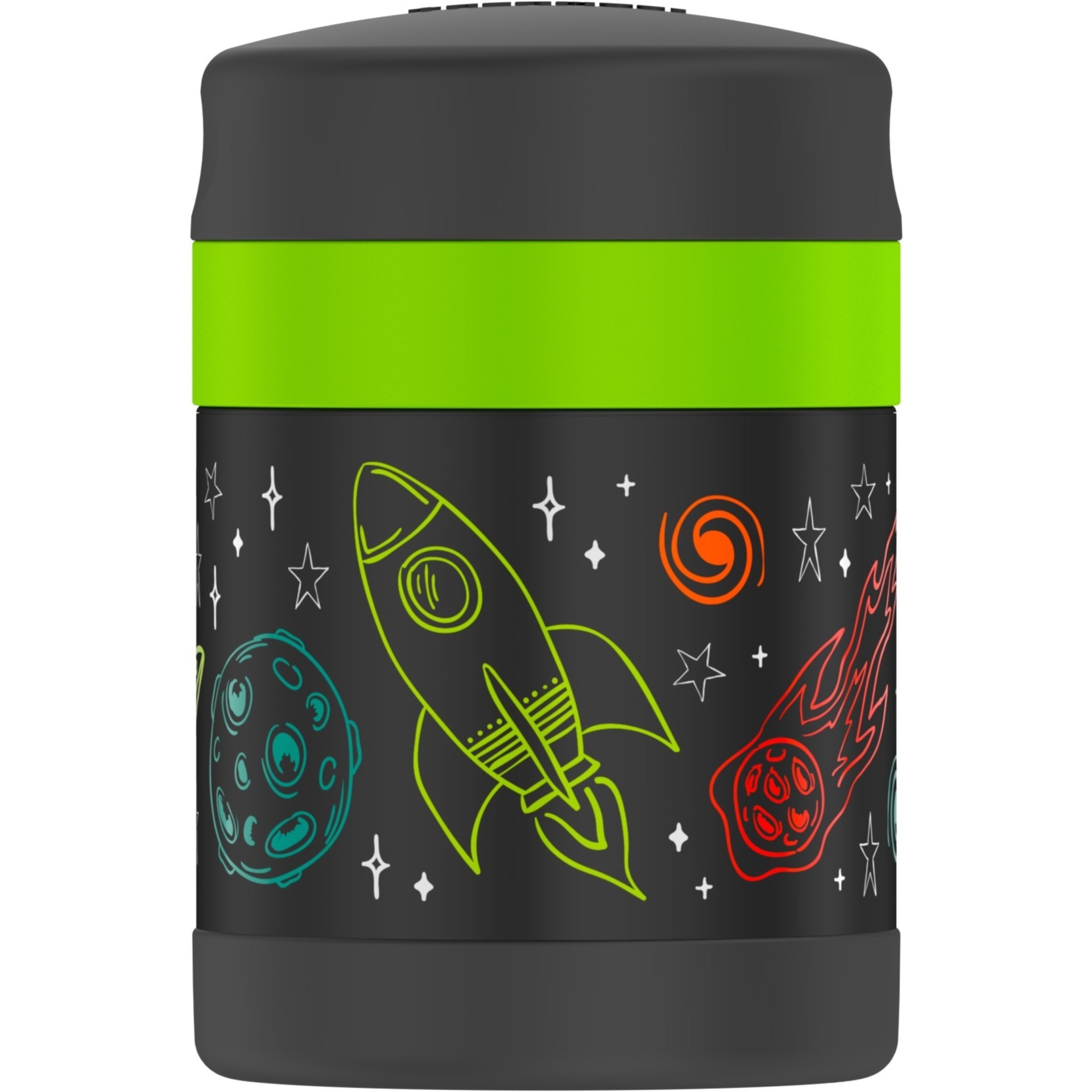 slide 1 of 9, Thermos Space FUNtainer Food Jar with Spoon, 10 oz