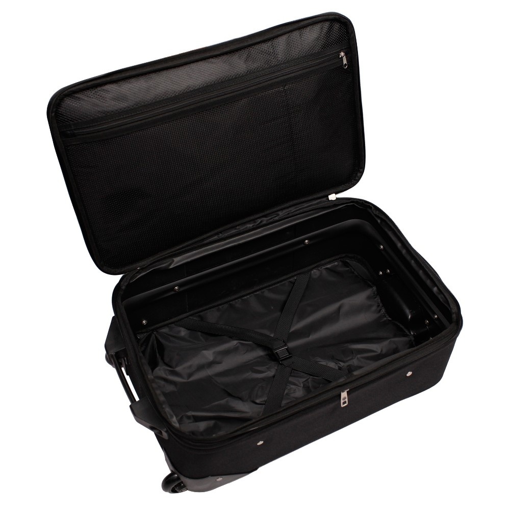 Skyline Luggage Set - Black 3 ct | Shipt