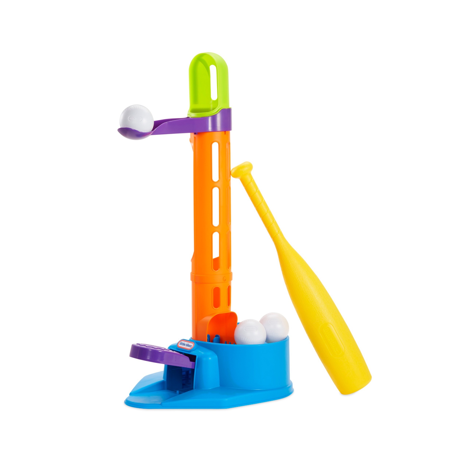 slide 1 of 5, Little Tikes 3-In-1 Triple Splash T-Ball Set with 3 Balls, 1 ct