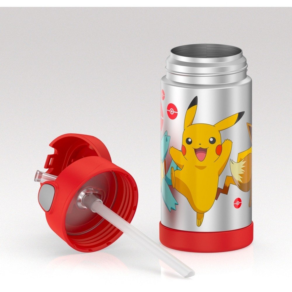 slide 3 of 7, Thermos Pokemon Funtainer Water Bottle, 12 oz