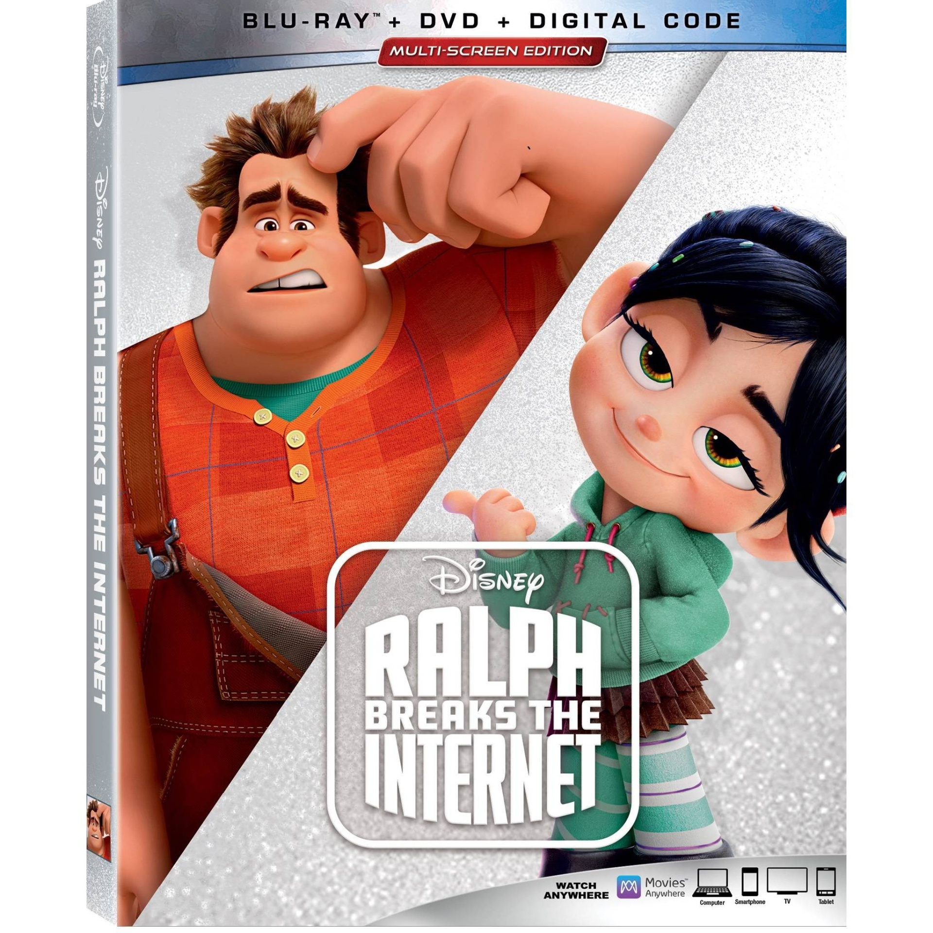 slide 1 of 2, Disney Ralph Breaks the Internet (Blu-ray + DVD + Digital), 1 ct