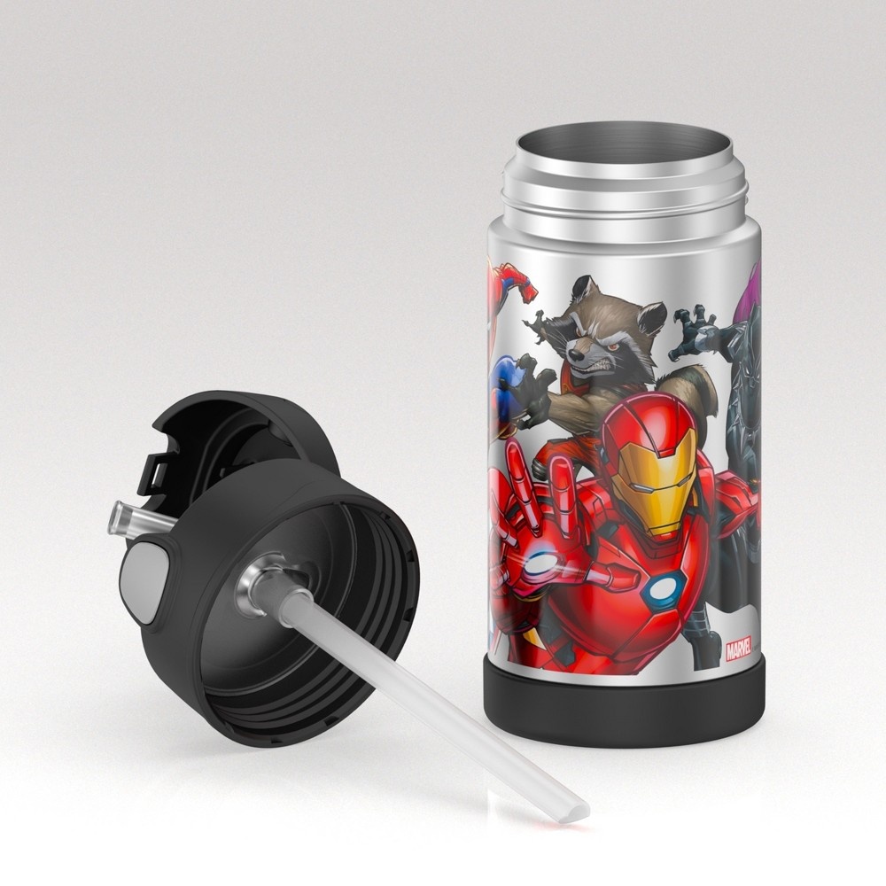 slide 4 of 7, Thermos Marvel Universe Funtainer Water Bottle, 12 oz