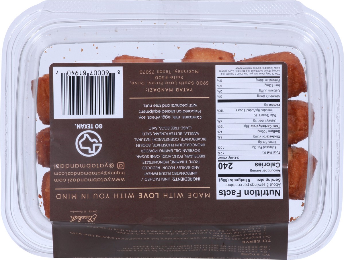 slide 11 of 13, Yatab Mandazi All Natural African Beignets 6 oz, 6 oz