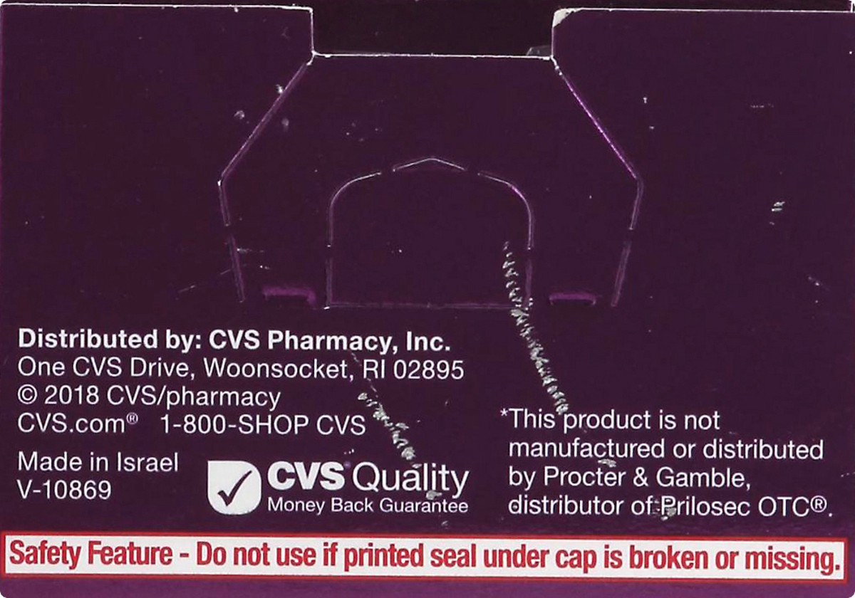 slide 6 of 10, CVS Health Omeprazole Delayed Release Acid Reducer Tablets, 14 Ct, 14 ct