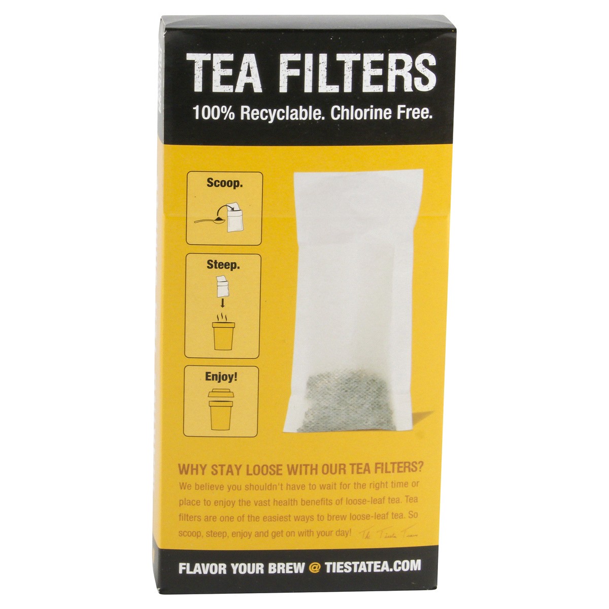 slide 8 of 8, Tiesta Tea Tea Filters 100 ea, 100 ct