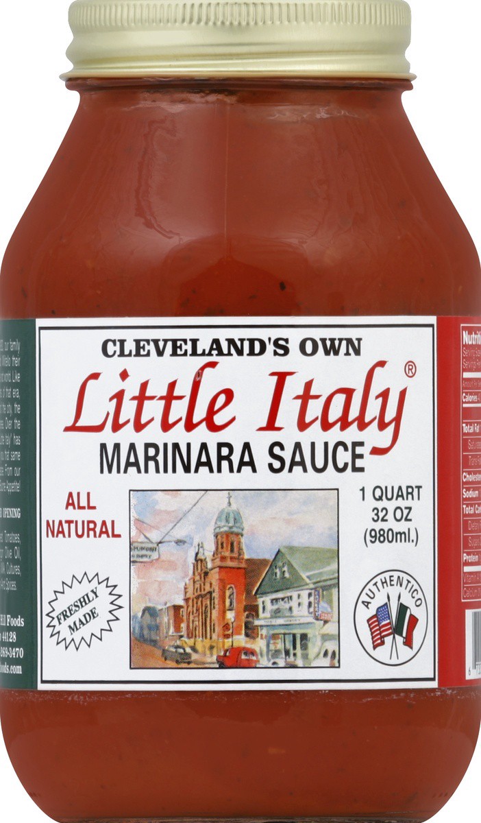 slide 2 of 2, Cleveland's Own Marinara Sauce 1 qt, 1 qt