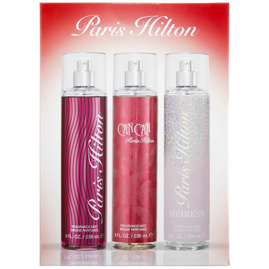 slide 2 of 4, Paris Hilton Paris Hilton/Can Can/Heiress Fragrance Mist Collection 3 - 8 fl oz Bottles, 3 ct