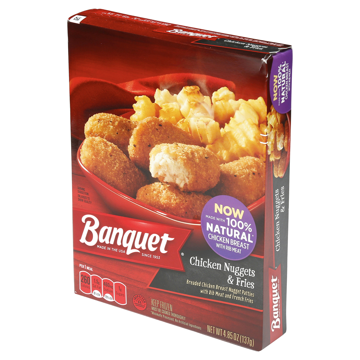 slide 5 of 7, Banquet Chicken Nuggets And Fries, 