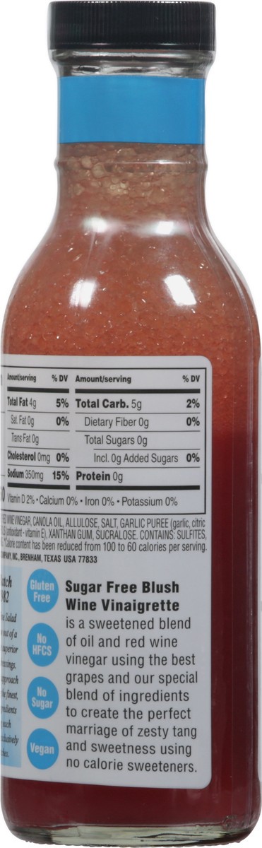 slide 4 of 9, BRIANNAS Sugar Free Blush Wine Vinagerette Dressing, 12 oz