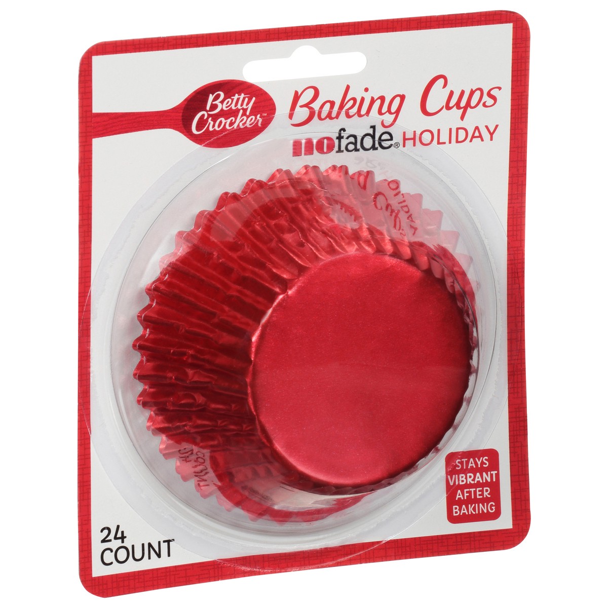 slide 9 of 9, Betty Crocker Metallic Red Liner, 24 ct