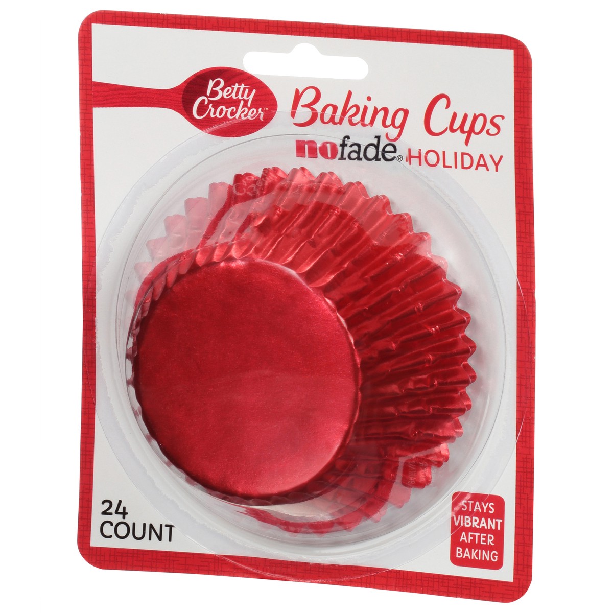 slide 2 of 9, Betty Crocker Metallic Red Liner, 24 ct