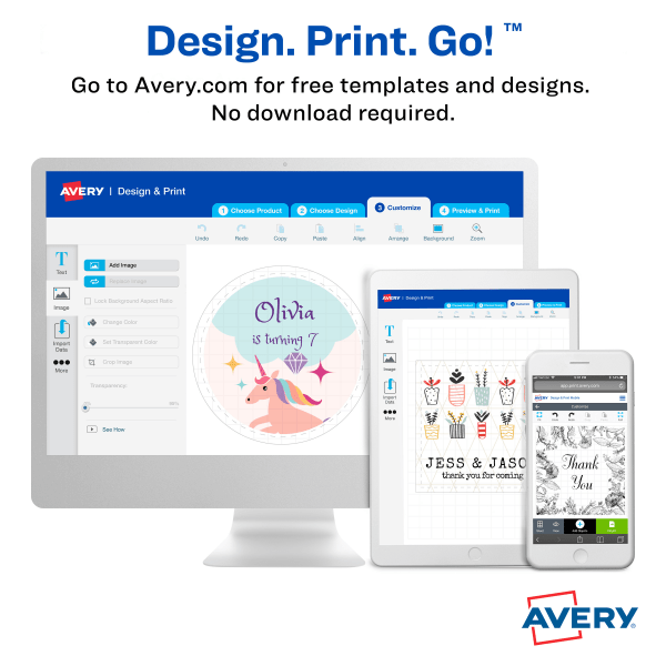 slide 5 of 7, Avery Printable Blank Shipping Labels, 8426, 5-1/2" X 8-1/2", Fsc Mixed, White, Pack Of 200 Labels, 200 ct