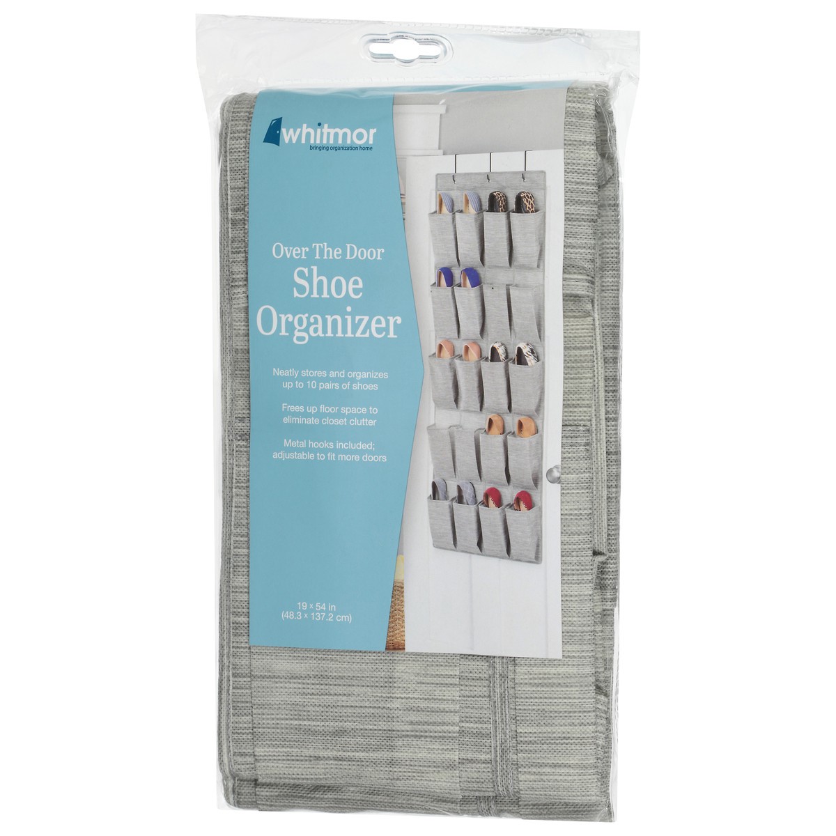 slide 9 of 10, Whitmor Over the Door Shoe Organizer 1 ea, 1 ct