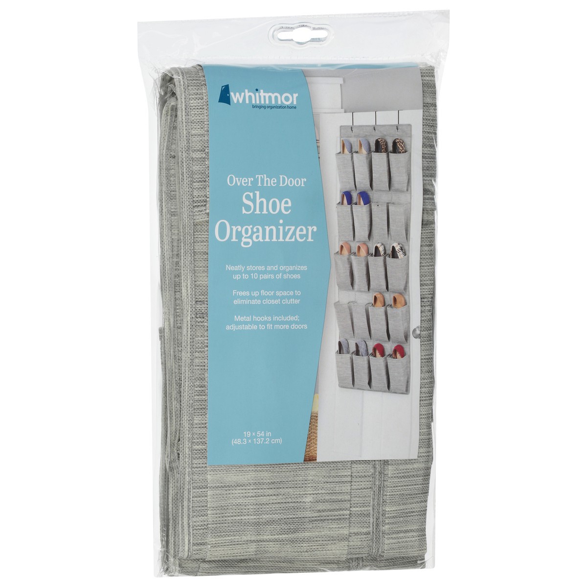 slide 6 of 10, Whitmor Over the Door Shoe Organizer 1 ea, 1 ct