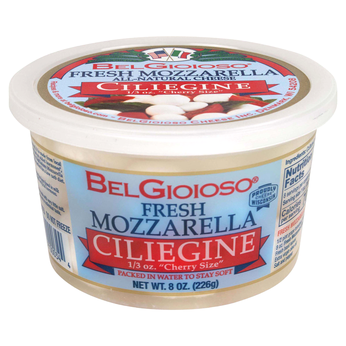 slide 1 of 6, BelGioioso Fresh Mozzarella Ciliegine Cheese, 8 oz