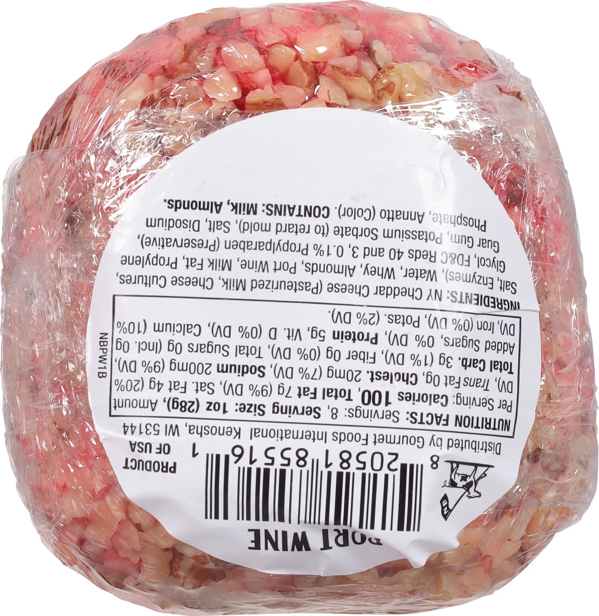 slide 7 of 9, New Bridge Port Wine Cheese Ball, 8 oz