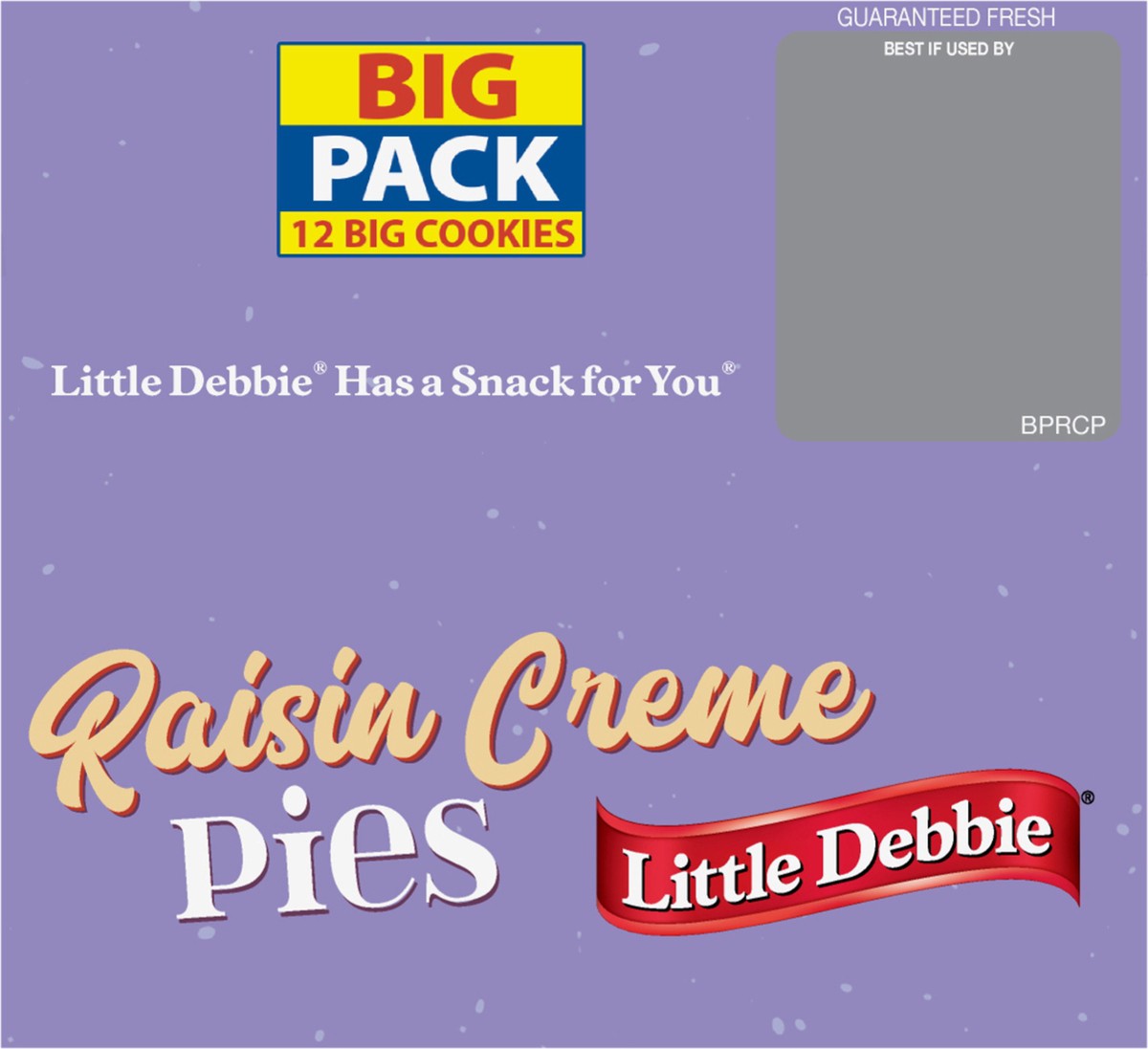 slide 2 of 11, Little Debbie Snack Cakes, Little Debbie Big Pack Raisin Creme Pies, 12 ct