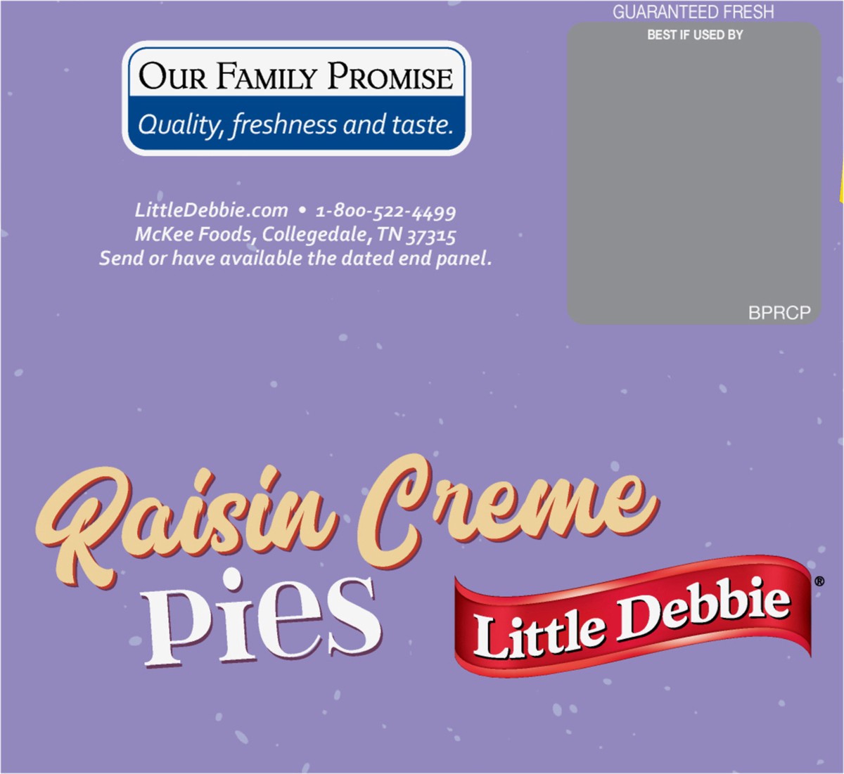 slide 11 of 11, Little Debbie Snack Cakes, Little Debbie Big Pack Raisin Creme Pies, 12 ct