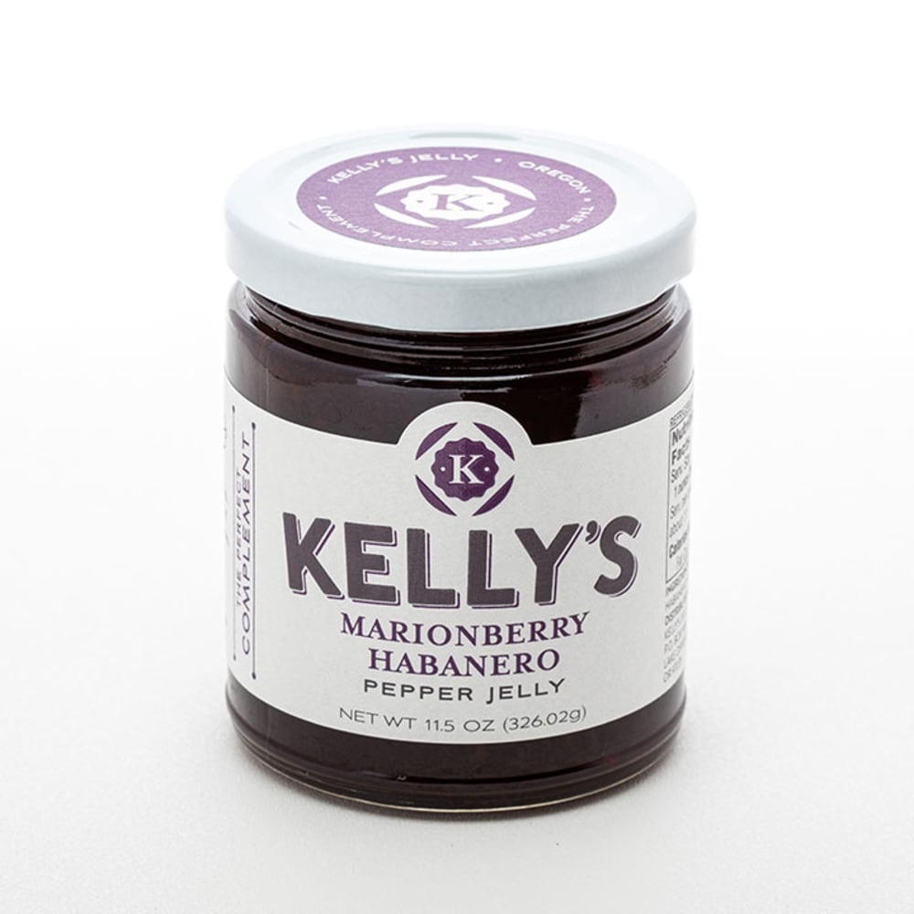 slide 1 of 1, Kelly's Marionberry Habanero Pepper Jelly, 11.5 oz