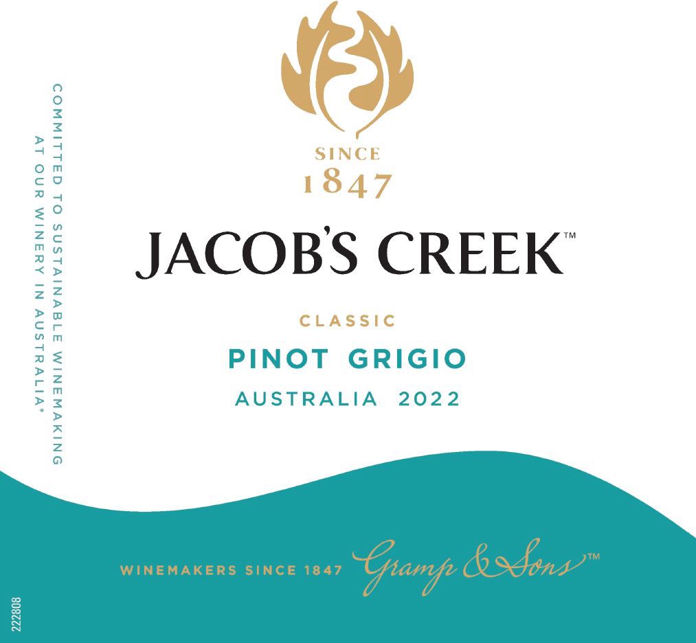 slide 4 of 5, Jacob's Creek Jacobs Creek Classic Pinot Grigio 1.5L Bottle, 1.50 L