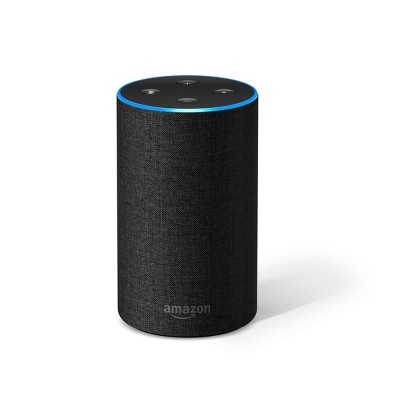 slide 1 of 1, Amazon Echo (2nd Generation) - Charcoal Fabric, 1 ct