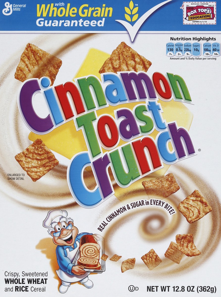 slide 1 of 6, Cinnamon Toast Crunch Cereal 12.8 oz, 12.8 oz