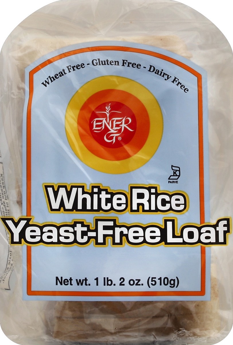 slide 2 of 5, Ener-G Loaf White Rice Yst-Free, 19 oz