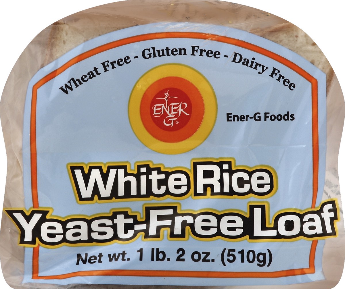 slide 4 of 5, Ener-G Loaf White Rice Yst-Free, 19 oz