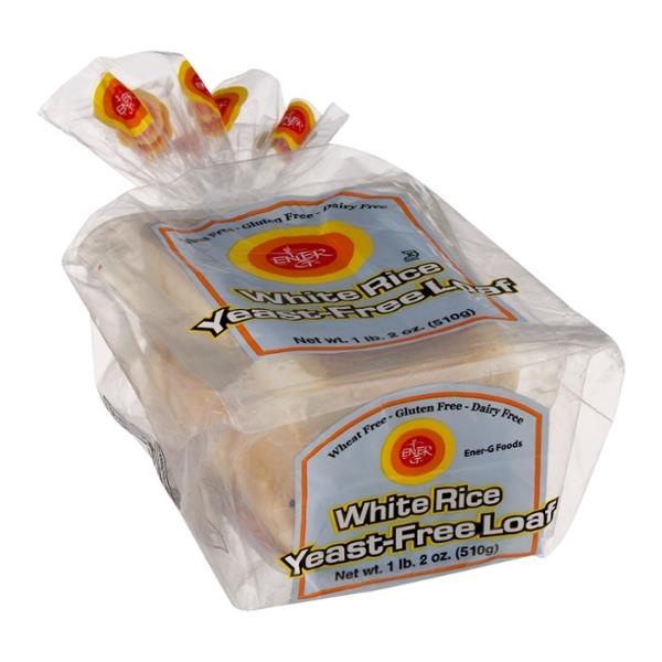 slide 1 of 5, Ener-G Loaf White Rice Yst-Free, 19 oz