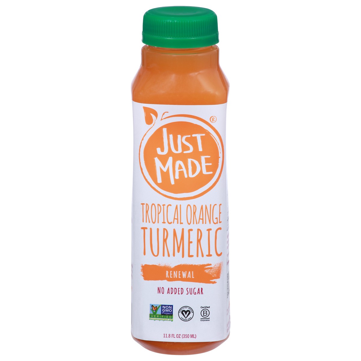 slide 4 of 13, Just Made Tropical Orange Turmeric Juice - 11.8 fl oz, 11.8 fl oz