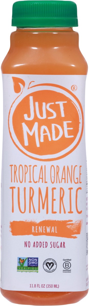 slide 9 of 13, Just Made Tropical Orange Turmeric Juice - 11.8 fl oz, 11.8 fl oz