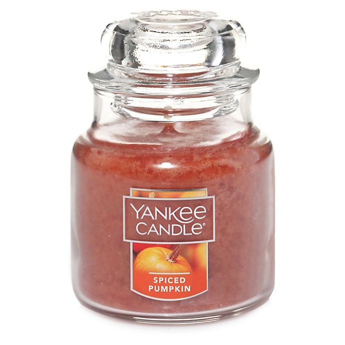 slide 1 of 1, Yankee Candle Housewarmer Spiced Pumpkin Small Classic Jar Candle, 1 ct