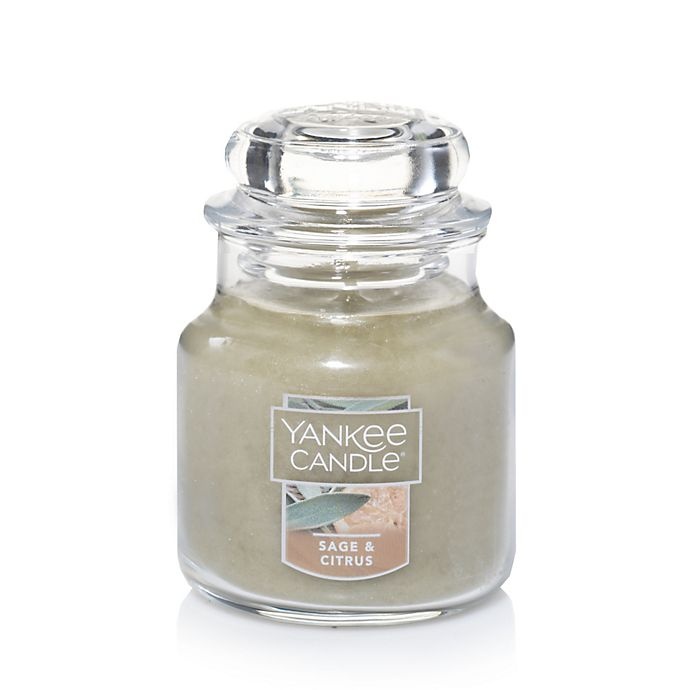 slide 1 of 2, Yankee Candle Housewarmer Sage & Citrus Small Classic Jar Candle, 1 ct