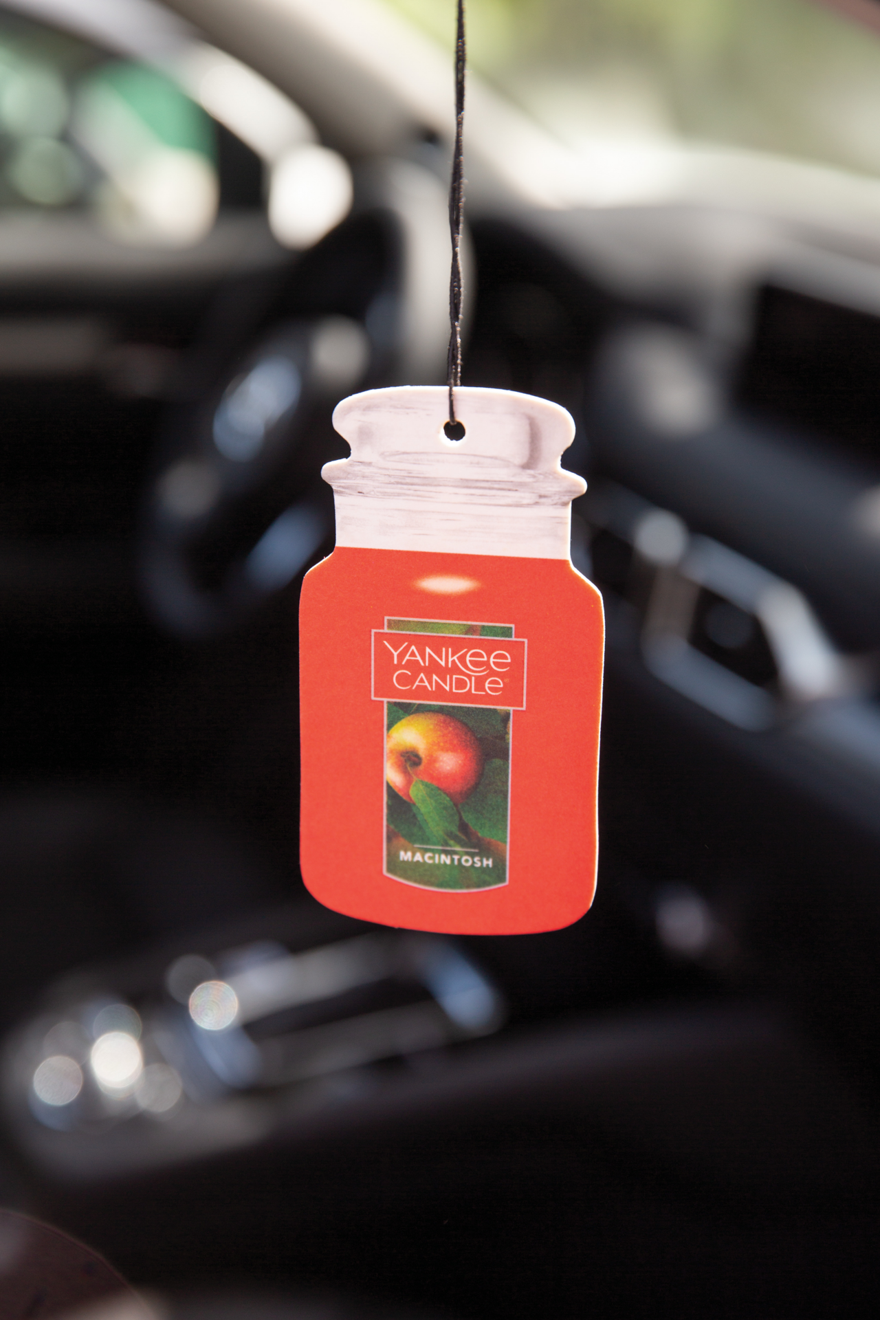 slide 3 of 3, Yankee Candle Car Jar Macintosh Air Freshener 1 ea, 1 ct