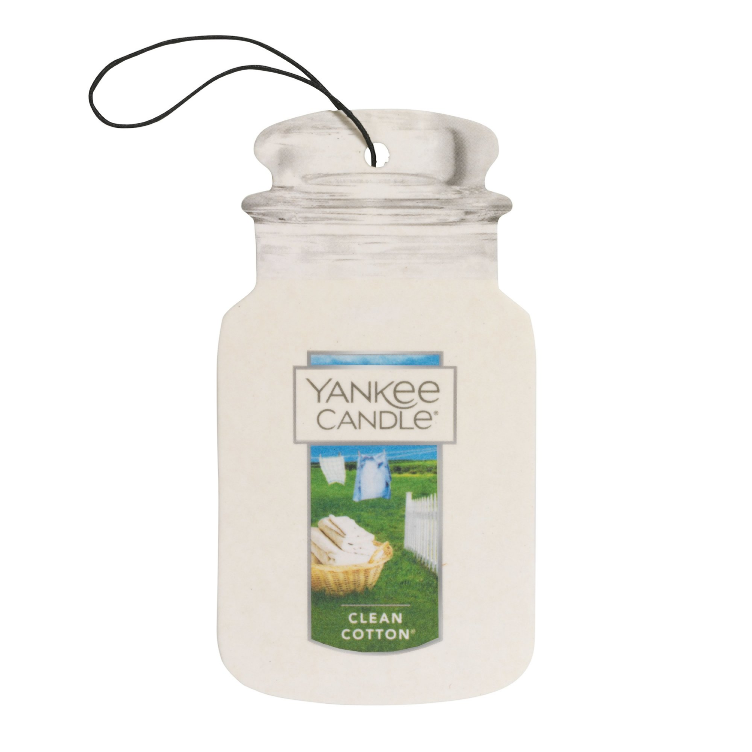 slide 2 of 2, Yankee Candle Car Jar Clean Cotton Air Freshener 1 ea, 1 ct