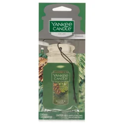 Yankee Candle Car Jar Balsam & Cedar Air Freshener 1 ea
