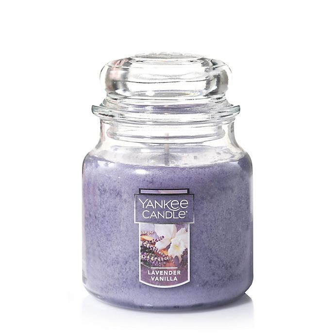 slide 1 of 2, Yankee Candle Housewarmer Lavender Vanilla Medium Classic Jar Candle, 1 ct