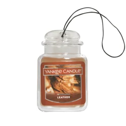 Yankee Candle Car Jar Ultimate Leather Air Freshener 1 ea