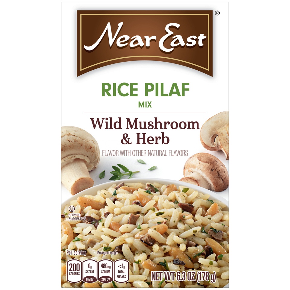 slide 2 of 4, Near East Rice Pilaf Mix Wild Mushroom & Herb 6.3 Oz, 