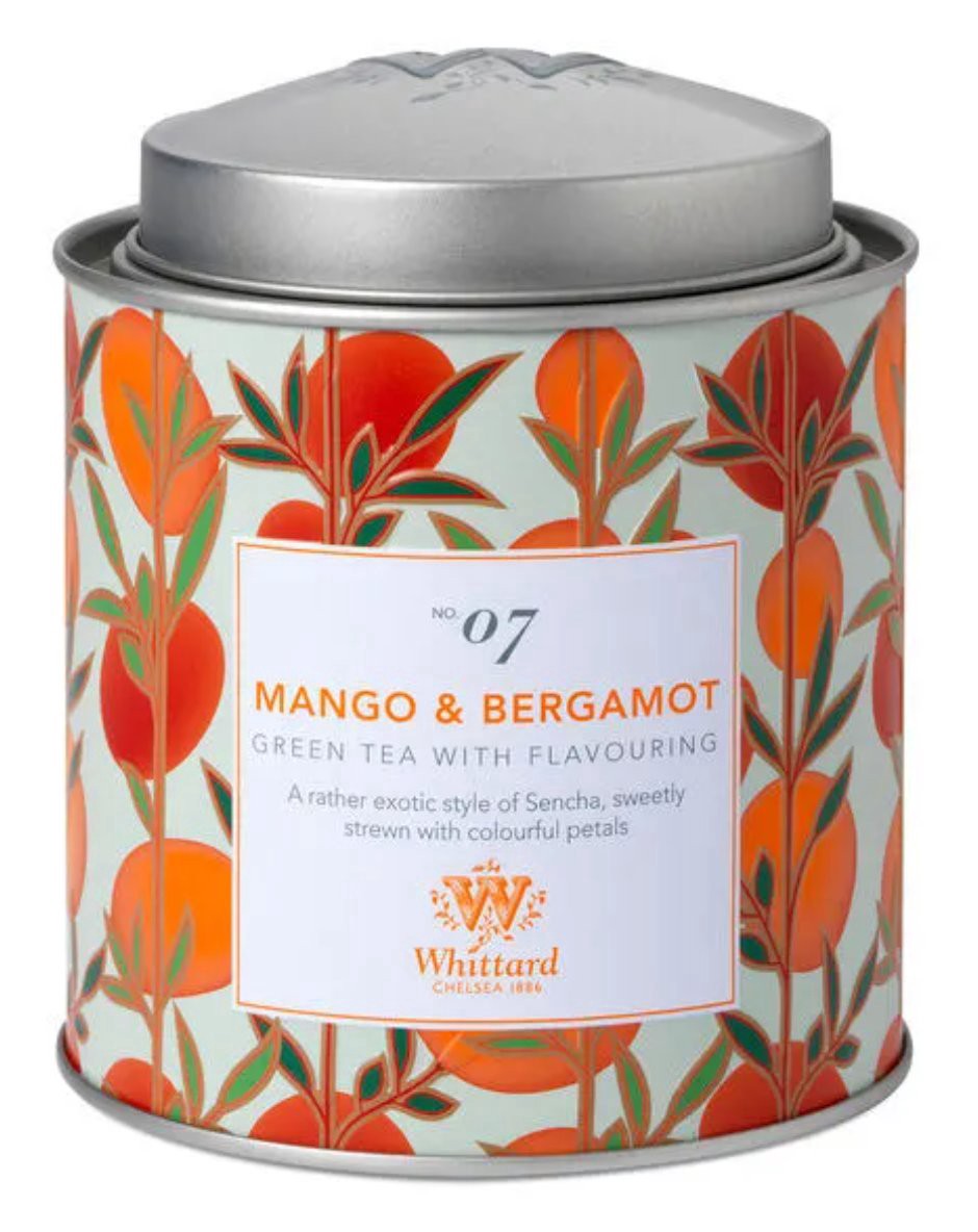 slide 1 of 1, Whittard Mango & Bergamot Loose Green Tea Stacking Caddy, 3.5 oz