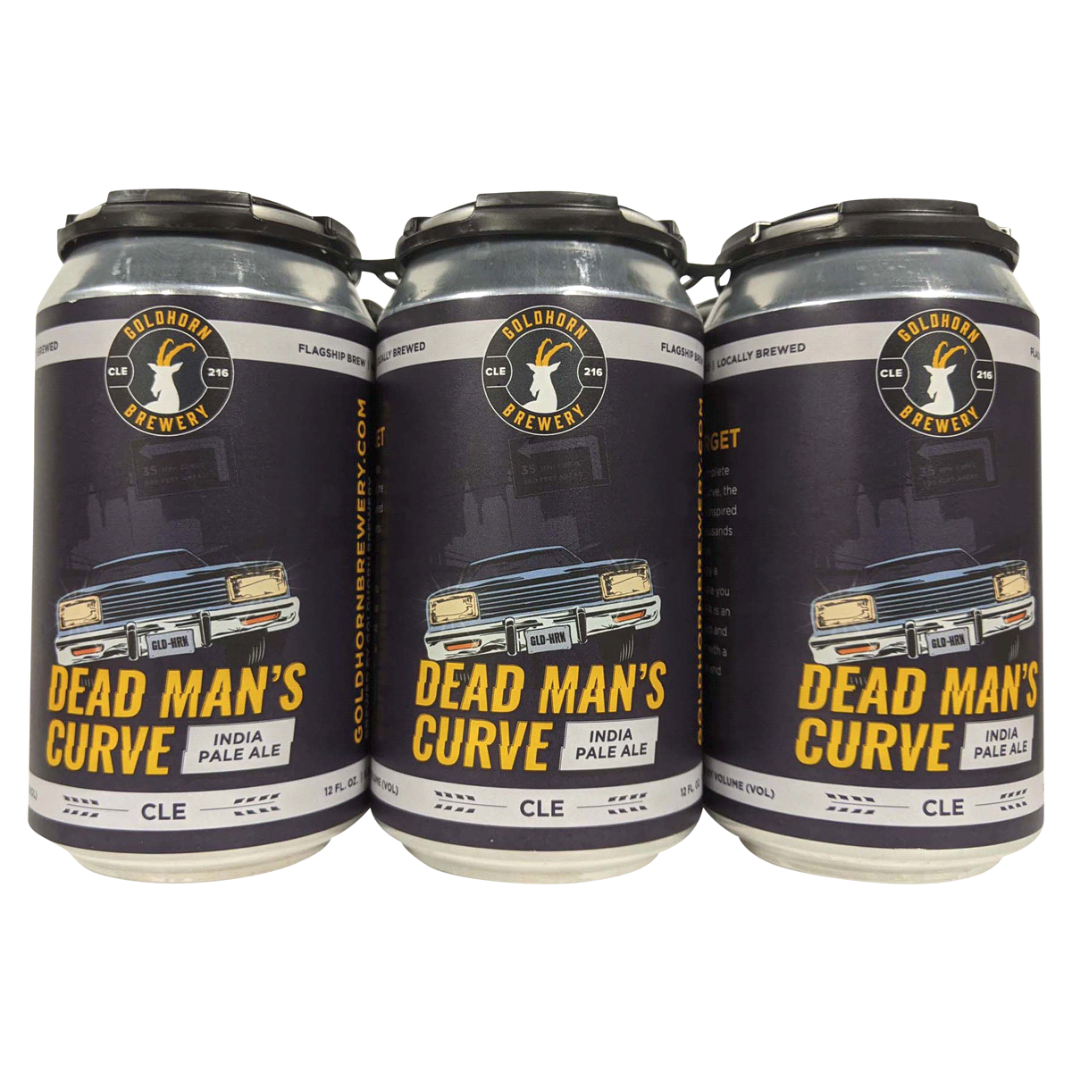 slide 7 of 9, Goldhorn Dead Man's Curve IPA, 6 ct; 12 oz
